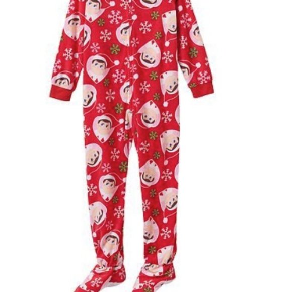 Elf On The Shelf Pajamas Nwt 4 Feet Unisex Boy Girl Elf On The Shelf Christmas Sleeper